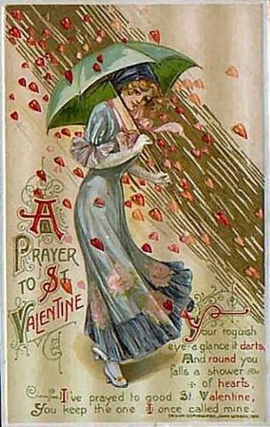 Vintage St. Valentine's Day Card