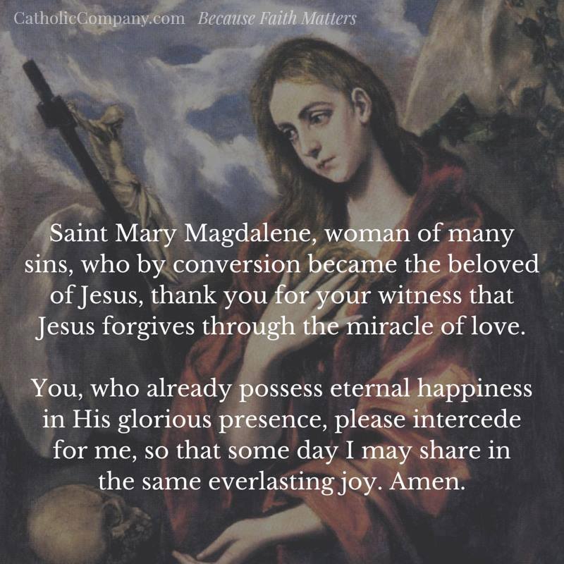 Litany to St. Mary Magdalene