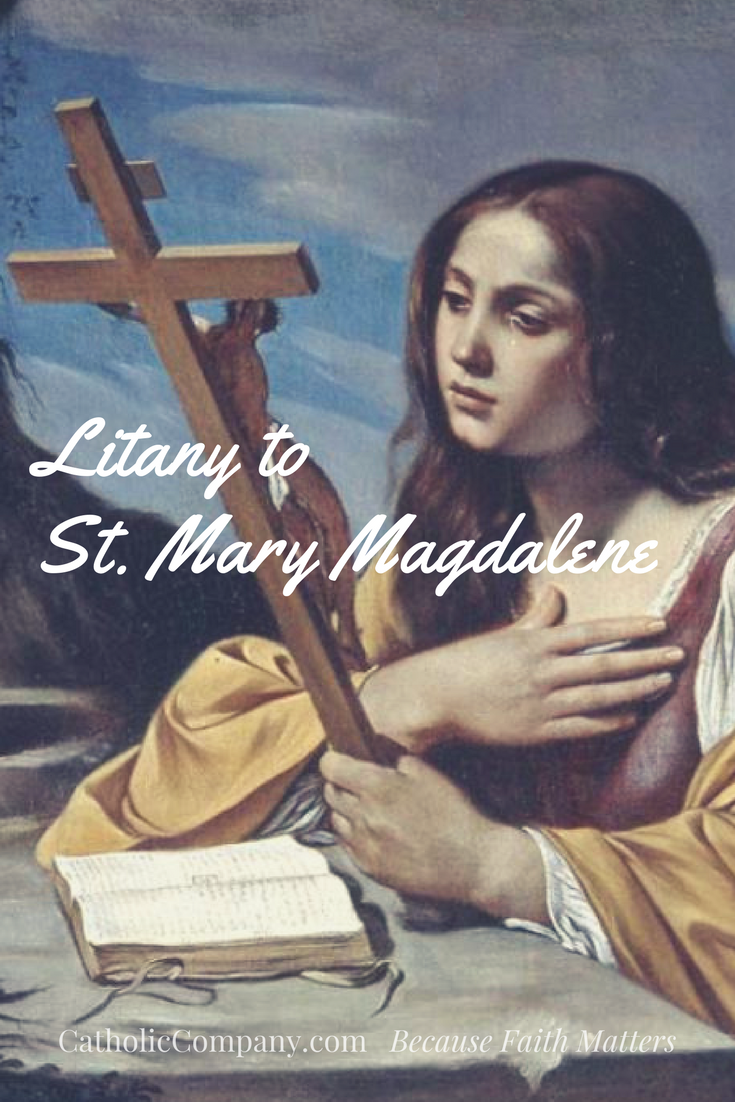 Litany prayer to Saint Mary Magdalene