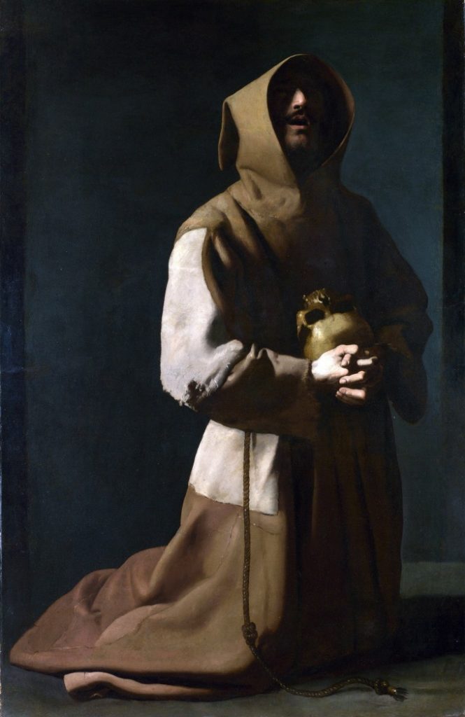St. Francis in Meditation by Zurbaran