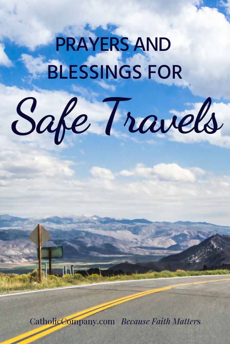 safe travel prayer image