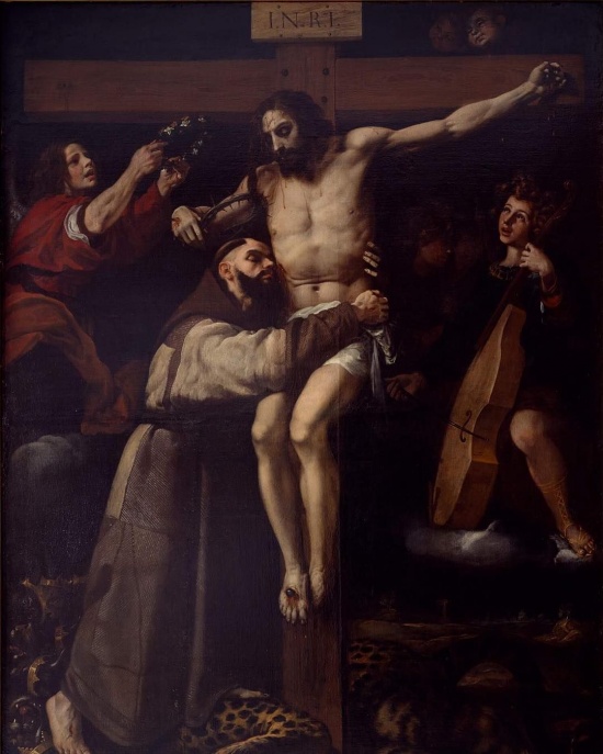 St. Francis embracing Christ by Francesco Ribalta