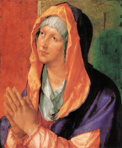 The Virgin Mary in Prayer by Albrecht Dürer