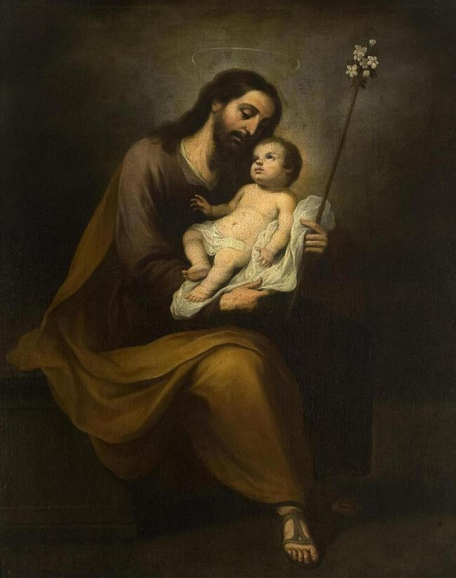 Saint Joseph by Alonso Miguel de Tovar
