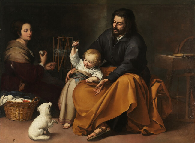 Holy Family by Murillo