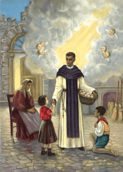 St. Martin de Porres caring for the poor