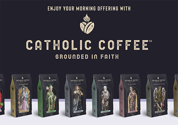 Enjoy your morning coffee with Catholic Coffee. Grounded in Faith.